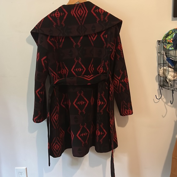 BB Dakota Wool Wrap Coat - Picture 3 of 4